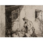 Charles Emile Jacque, 1813 - 1894, Etching