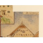 Friedrich Zeller, Steyr 1817 - 1896 Salzburg, Attributed, Nine views of St. Gilgen