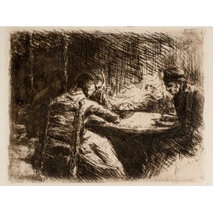 Max Liebermann, Berlin 1847 - 1935 Berlin, Attributed, Rare etching