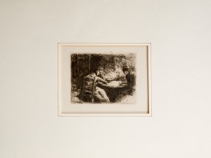 Max Liebermann, Berlin 1847 - 1935 Berlin, Attributed, Rare etching