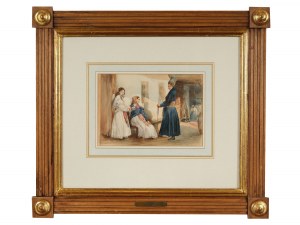 Franz Alt, Vienna 1821 - 1913 Vienna, Bridal advertising