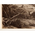 Evert Louis van Muyden, Albano, Lazio 1853 - 1922 Orsay, Original etching