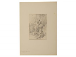 Hans Makart, Salzburg 1840 - 1884 Vienna, Two children at rock spring