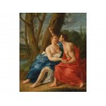 Eustache Le Sueur, Paris 1617 - 1655 Paris, Attributed, Rinaldo and Armida