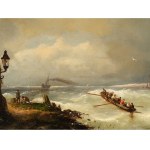 Nicholaas Riegen, Amsterdam 1827 - 1889 Amsterdam, Seascape