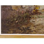 Robert Alott, Graz 1850 - 1910 Viedeň, Pohľad na Koloseum v Ríme