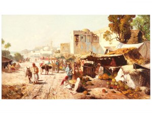 Robert Alott, Graz 1850 - 1910 Vienna, Motif from North Africa