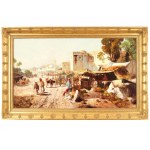 Robert Alott, Graz 1850 - 1910 Vídeň, Motiv ze severní Afriky