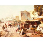 Robert Alott, Graz 1850 - 1910 Vídeň, Motiv ze severní Afriky