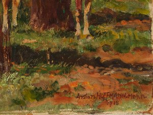 Anton Hoffmann, Bayreuth 1863 - 1938 Rothenburg ob der Tauber, Bavarian Uhlan on horseback