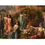 Hans Zatzka, Vienna 1859 - 1945 Vienna, Dreaming from the Orient