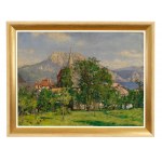Johann Victor Kraemer, Adamsthal 1861 - 1949 Vienna, View of Altmuenster