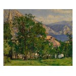 Johann Victor Kraemer, Adamsthal 1861 - 1949 Vienna, View of Altmuenster