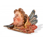 Winged angel head, South German, 17th century