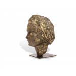 Female bronze head, Middle 20th century, Unknown artist