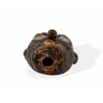 Phoenician sand core glass, Pendant in the form of a portrait head