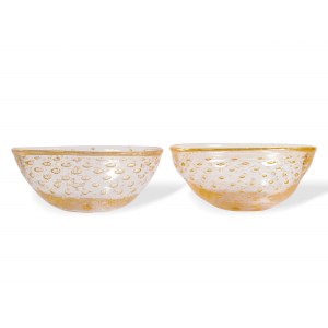 Baroviere & Toso, attributed, Pair of glass bowls