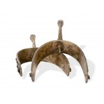 Pair of silver riding spurs, Transylvania?, 18./19. Century