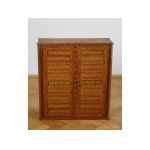 Small cabinet in the style of classicism, Around 1900, Walnut solid and veneered on hardwood