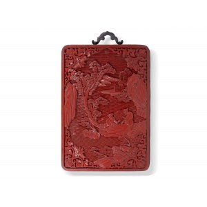 Lacquer panel, China, Beginning 20th century