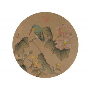 Bird and Flower Painting, Japan, Around 1900