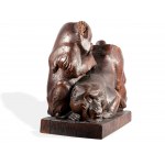 Franz Barwig the younger, Vienna 1903 - 1985 Vienna, Monkey love