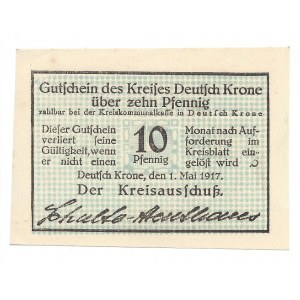 Wałcz - Deutsch Krone - 10 fenigów 1917