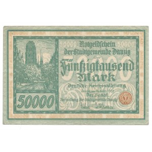 Gdańsk - Danzig - 50 000 marek 1923