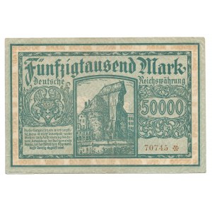Gdańsk - Danzig - 50 000 marek 1923