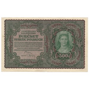 500 marek 1919 - II Serja AT - ostatnia seria 