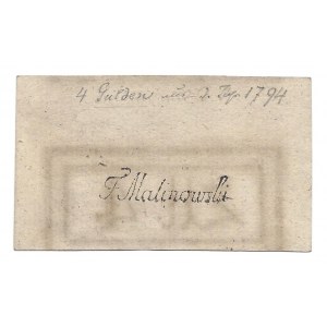 4 złote 1794 (2) (D) - z adnotacją 