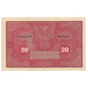 20 marek 1919 - II Serja BW - bardzo ciekawa numeracja 478,478