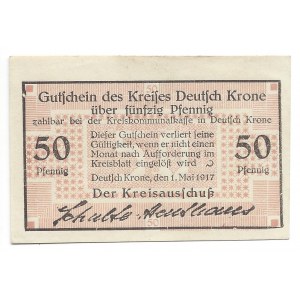 Wałcz - Deutsch Krone - 50 fenigów 1917