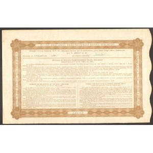 List Zastawny 4 1/2% - Państwowy Bank Rolny - 100 złotych w złocie 1930