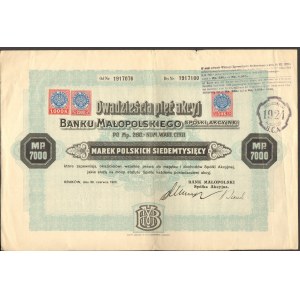 Bank Małopolski - 25 x 280 mp 1923 -