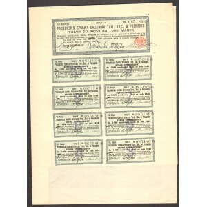 Poznańska Spółka Drzewna - Em.7 - 1 000 mk 1923 -