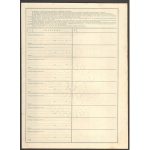 Obligacja % Pożyczki Narodowej - 50 złotych w złocie 1934 - Imienna