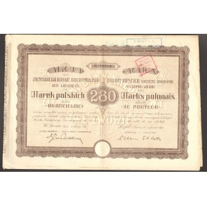 Ziemski Bank Kredytowy - 280 marek polskich 1921 -