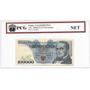 100.000 złotych 1990 - CG - fałszerstwo