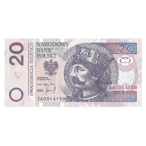 20 złotych 1994 - seria zastępcza druk TDLR Londyn - ZA - 0014159