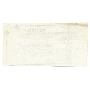Obligacja tymczasowa - 1000 złotych 1863 -