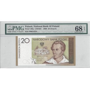 20 złotych 2009 - Juliusz Słowacki - PMG 68 EPQ -