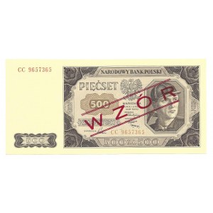 500 złotych 1948 - CC - WZÓR -