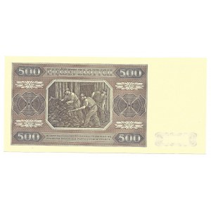500 złotych 1948 - CC - WZÓR -
