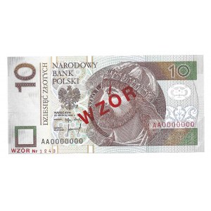 10 złotych 1994 - AA - 0000000 - WZÓR -