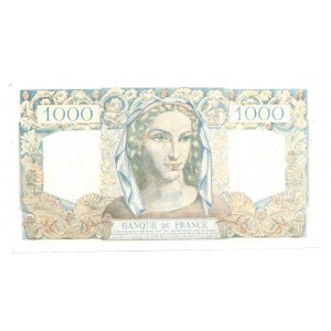 FRANCJA - 1000 franków 1946 - FALSYFIKAT - FAUX ANNULE