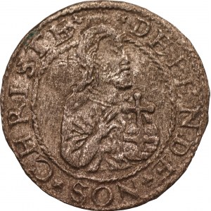 Stefan Batory - Gdańsk - szeląg oblężniczy 1577 - R3