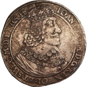Jan II Kazimierz - talar 1649 - Gdańsk - odmiana z dużą głową króla -