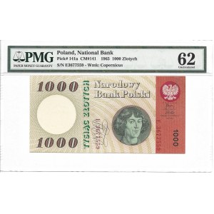 1000 złotych 1965 - seria E- PMG 62