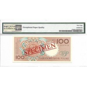 100 złotych 1990 - A - WZÓR / SPECIMEN - PMG 68 EPQ